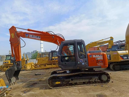 excavador hidráulico Working Weight 12200kg de Hitachi de la mano de la correa eslabonada segunda de 12t ZX120