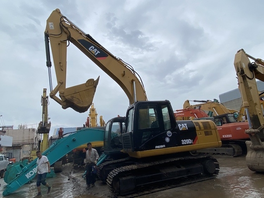 320D siguió la maquinaria usada hidráulica de Cat Excavator For Heavy Construction