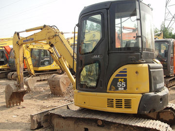 Komatsu PC55MR - 2 excavadoras de segunda mano de 12 V con pila de rotación 5160 kg