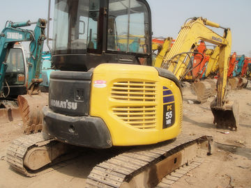 Komatsu PC55MR - 2 excavadoras de segunda mano de 12 V con pila de rotación 5160 kg