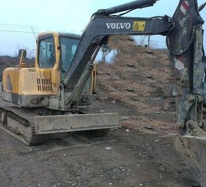 Mini Excavadora Volvo Usada EC55 0,14cbm Capacidad de cubo con Turbo original