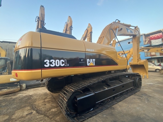 Excavadora japonesa original Cat 330C de segunda mano, Caterpillar Excavadora de pista usada 30 toneladas