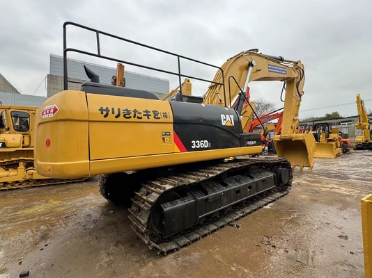 Excavadora japonesa original Cat 336D de segunda mano, Caterpillar Excavadora de pista usada de 36 toneladas