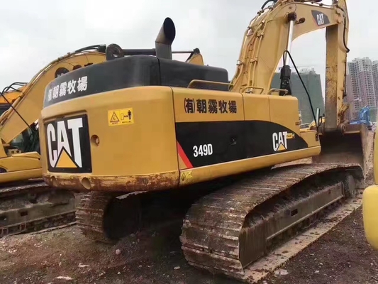Excavadora japonesa original Cat 349D de segunda mano, Caterpillar Excavadora de pista usada 49 toneladas