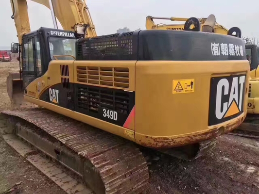 Excavadora japonesa original Cat 349D de segunda mano, Caterpillar Excavadora de pista usada 49 toneladas