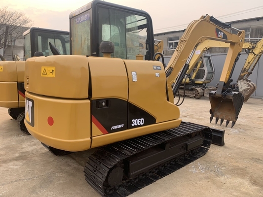Original Japón Cat 306D excavadora de segunda mano, Caterpillar Excavadora de pista usada 6 toneladas