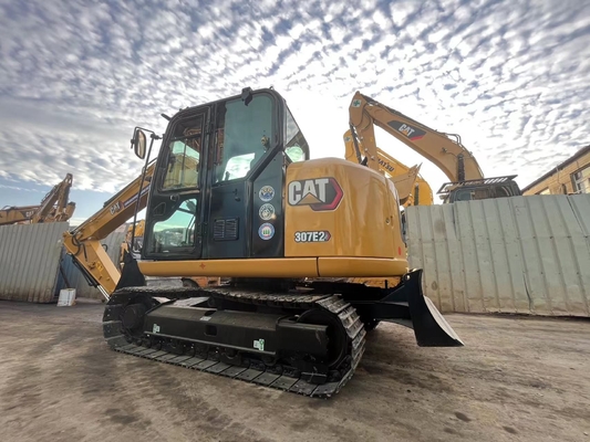 Excavadora japonesa original Cat 307E de segunda mano, Caterpillar Excavadora de pista usada 7 toneladas