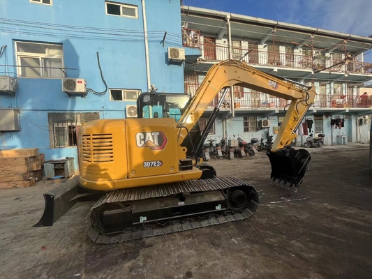 Excavadora japonesa original Cat 307E de segunda mano, Caterpillar Excavadora de pista usada 7 toneladas
