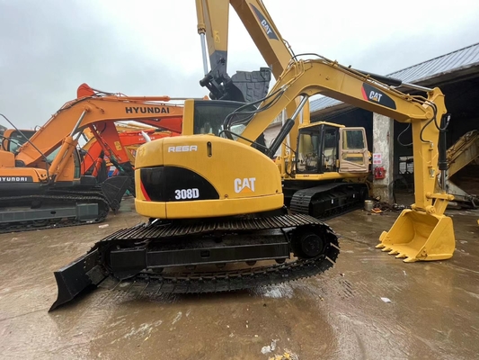 Excavadora japonesa original Cat 308D de segunda mano, Caterpillar Excavadora de pista usada 8 toneladas