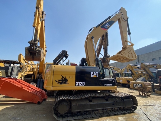 Original Japón Cat 312D excavadora de segunda mano, Caterpillar Excavadora de pista usada 12 toneladas