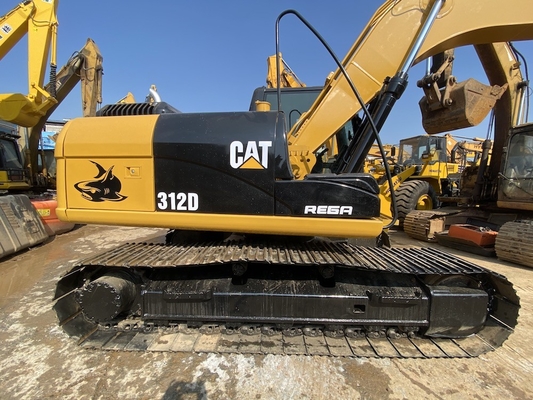 Original Japón Cat 312D excavadora de segunda mano, Caterpillar Excavadora de pista usada 12 toneladas