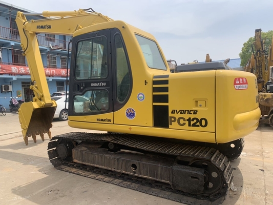 12 toneladas original japonés usado Komatsu PC120-6 excavadora de rastreo en venta