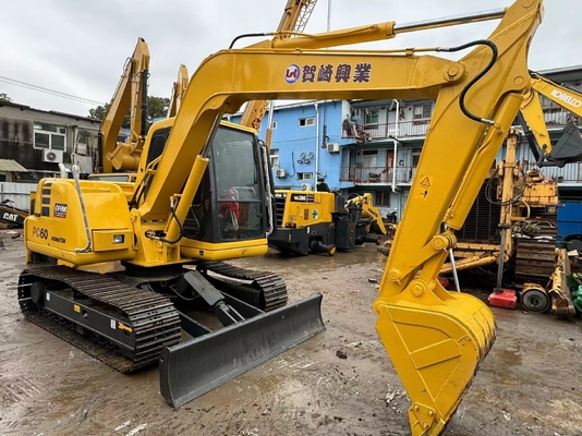 Excavadora de 6 toneladas original japonesa de segunda mano Komatsu PC60-7 en venta