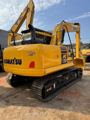 13 toneladas original japonés de segunda mano Komatsu PC130-7 Excavadora de rastreo En venta