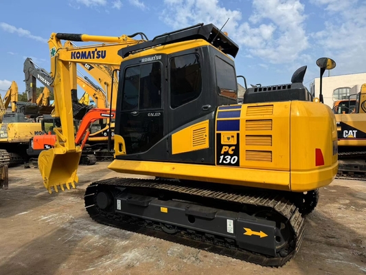 13 toneladas original japonés de segunda mano Komatsu PC130-7 Excavadora de rastreo En venta