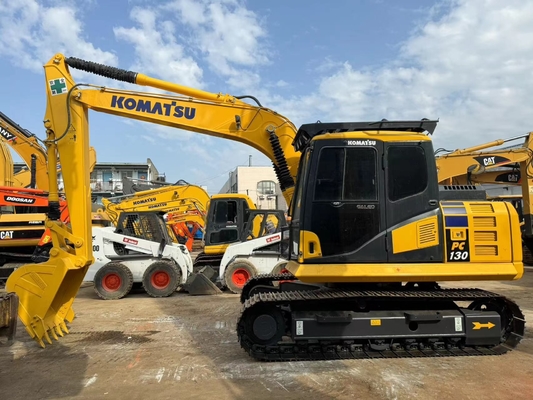 13 toneladas original japonés de segunda mano Komatsu PC130-7 Excavadora de rastreo En venta