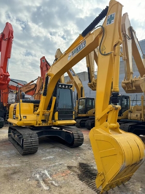 13 toneladas original japonés de segunda mano Komatsu PC130-7 Excavadora de rastreo En venta