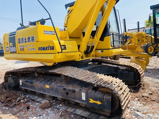 20 toneladas original japonés de segunda mano Komatsu PC200-7 Excavadora de rastreo En venta