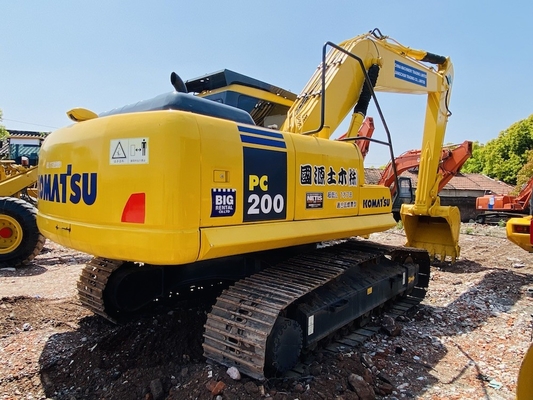 20 toneladas original japonés de segunda mano Komatsu PC200-7 Excavadora de rastreo En venta