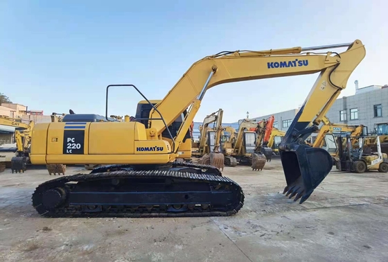22 toneladas original japonés de segunda mano Komatsu PC220-7 Excavadora de rastreo En venta
