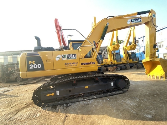20 toneladas original japonés de segunda mano Komatsu PC200-8 Excavadora de rastreo En venta