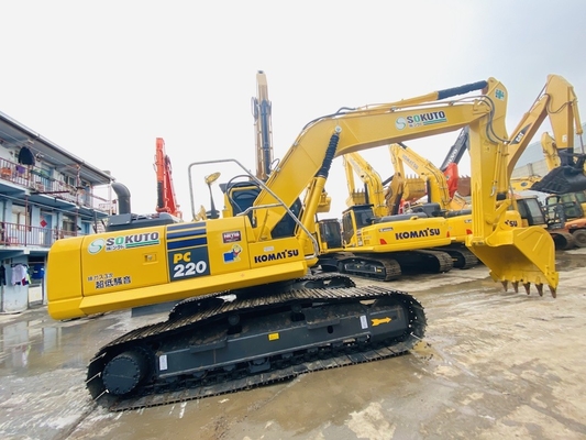 22 toneladas original japonés de segunda mano Komatsu PC220-8 Excavadora de rastreo En venta