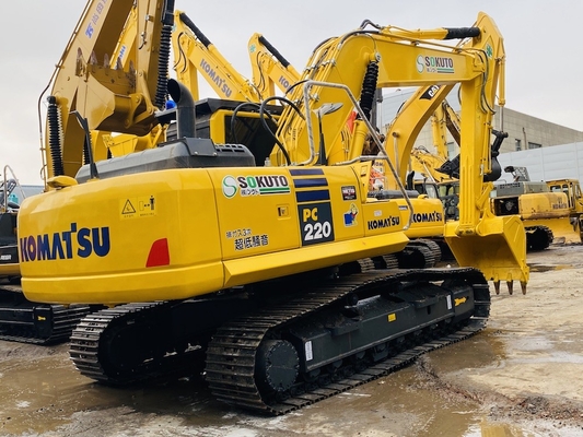 22 toneladas original japonés de segunda mano Komatsu PC220-8 Excavadora de rastreo En venta