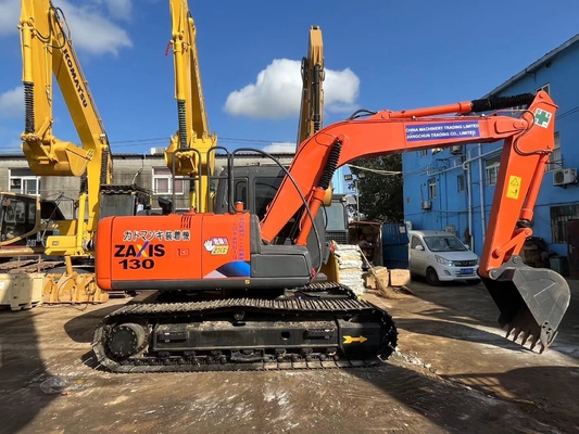 Excavadora Hitachi ZX130 de 13 toneladas original japonesa con potencia de motor de 66 kW y capacidad de cubo de 0,52 m3
