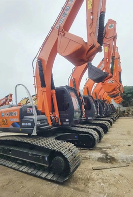 Excavadora de excavadora de 20 toneladas original japonesa usada Hitachi ZX200 con 109.6KW de potencia del motor y 0.8 m3 de capacidad de cubo