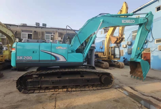 20 toneladas original japonés usado Kobelco SK200-8 Excavadora de rastreo con 114KW de potencia del motor y 0,8 m3 de capacidad de cubo