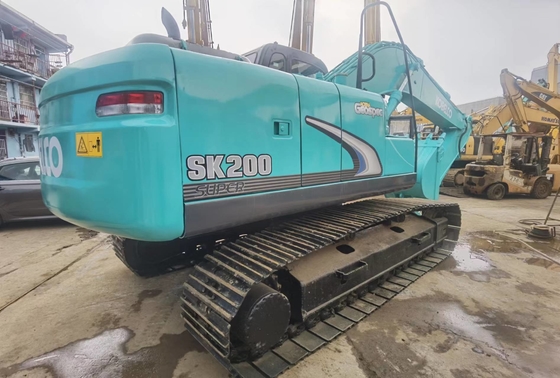 20 toneladas original japonés usado Kobelco SK200-8 Excavadora de rastreo con 114KW de potencia del motor y 0,8 m3 de capacidad de cubo