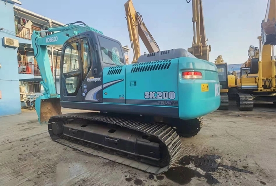 20 toneladas original japonés usado Kobelco SK200-8 Excavadora de rastreo con 114KW de potencia del motor y 0,8 m3 de capacidad de cubo