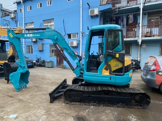 Excavadora de 5 toneladas original japonesa usada Kubota KX155 con 29.9 kW de potencia del motor y 0.16 m3 de capacidad de cubo