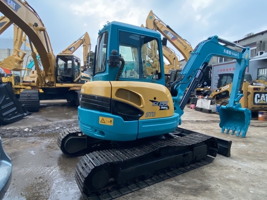 Excavadora de 5 toneladas original japonesa usada Kubota KX155 con 29.9 kW de potencia del motor y 0.16 m3 de capacidad de cubo