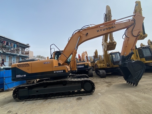 Excavadora Hyundai R220 de segunda mano original de 22 toneladas de Japón