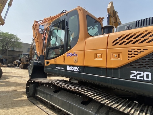 Excavadora Hyundai R220 de segunda mano original de 22 toneladas de Japón