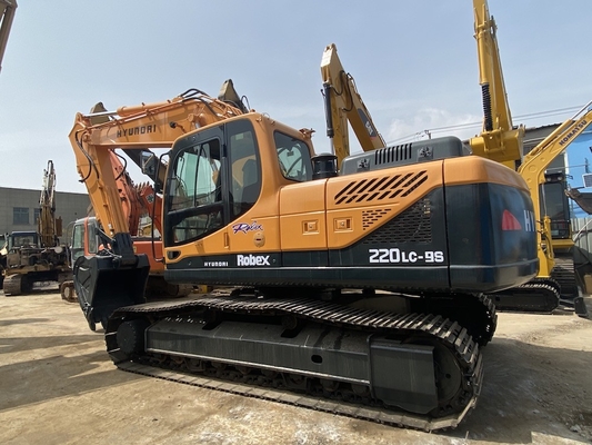 Excavadora Hyundai R220 de segunda mano original de 22 toneladas de Japón