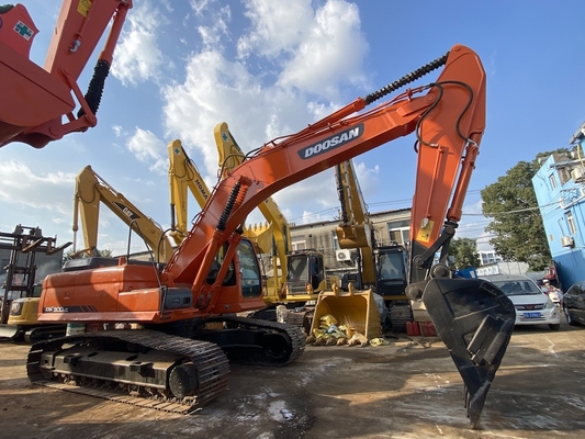 Excavadora de excavadora de Doosan DX300 original de 30 toneladas con capacidad de cubo de 1,27 m3