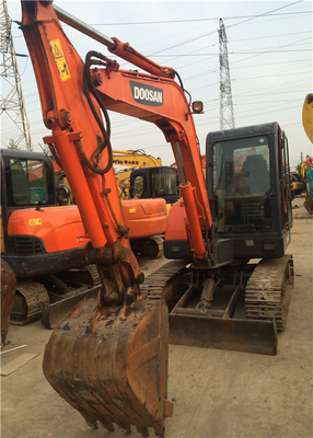Excavadora de excavadora Doosan DH60-7 de 6 toneladas con capacidad de 0.09-0.2 m3