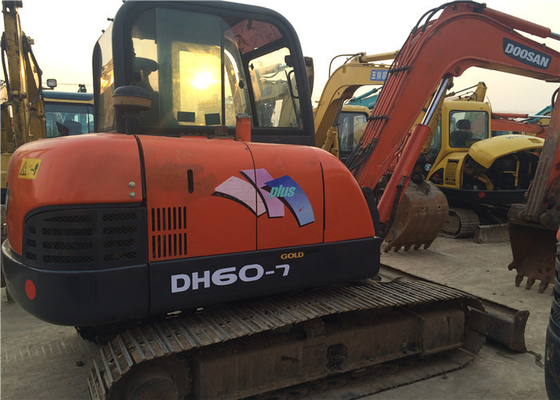 Excavadora de excavadora Doosan DH60-7 de 6 toneladas con capacidad de 0.09-0.2 m3