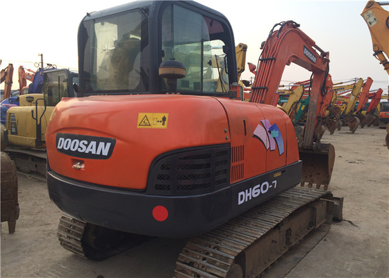 Excavadora de excavadora Doosan DH60-7 de 6 toneladas con capacidad de 0.09-0.2 m3