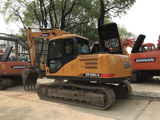Excavadora hidráulica Sany SY135C-9 de 13 toneladas con capacidad de 0.53 m3