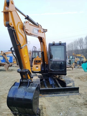 Excavadora hidráulica Sany SY75C de 7 toneladas con capacidad de cubo de 0,12 ~ 0,32 m3
