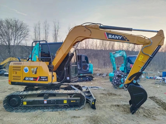 Excavadora hidráulica Sany SY75C de 7 toneladas con capacidad de cubo de 0,12 ~ 0,32 m3