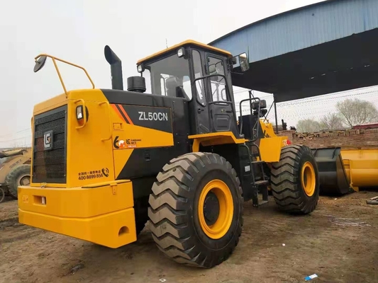 3-5 toneladas Cargador de ruedas Liugong ZL50CN usado Cargador de cubo de 1.8 a 5.6 cbm