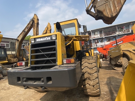 3-5 toneladas de segunda mano Komatsu WA320-3 Cargador de ruedas Cargador delantero usado