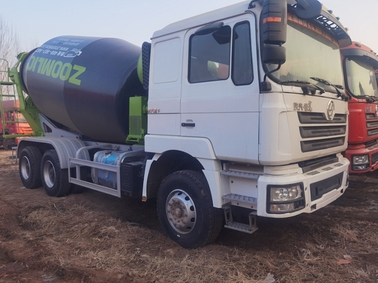 Usado SHACMAN F3000 camión de mezcla de hormigón 6x4 340HP camión de mezcla de hormigón usado