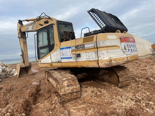 Excavadora japonesa original Cat 320b de segunda mano, Caterpillar Excavadora de pista usada 20 toneladas