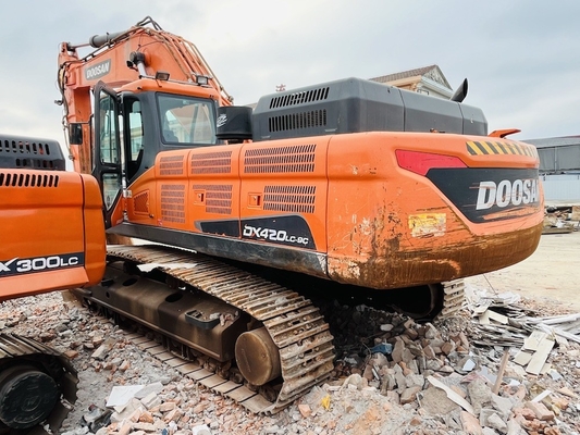 Excavadora original de Doosan DX420LC-9C de 42 toneladas con capacidad de 2 m3 Excavadora de segunda mano