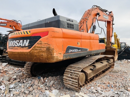 Excavadora original de Doosan DX420LC-9C de 42 toneladas con capacidad de 2 m3 Excavadora de segunda mano